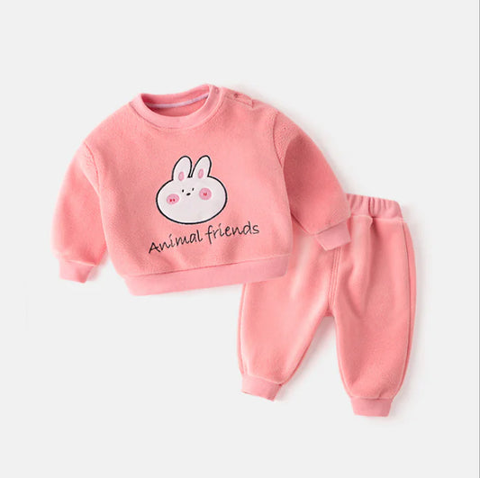 Baby Long Sleeve Set for Fall/Winter, Warm Clothing