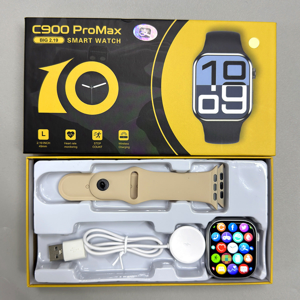 Bluetooth men's and women's sports step count heart rate watch