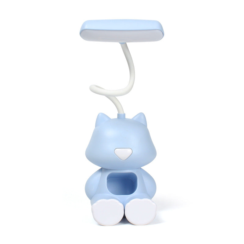 Cute Cat LED USB Charging Desk Lamp