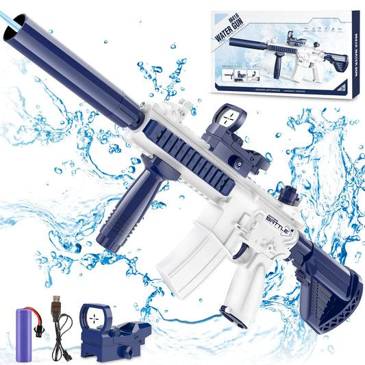 Dolanus Electric Water Gun for Kids Adults - Automatic Squirt Gun with up to 32 Ft Long Range Summer Outdoor Beach Swimming Pool Party Toys Gift for Kids Age 8 9 10 11 12 Years Old Boys