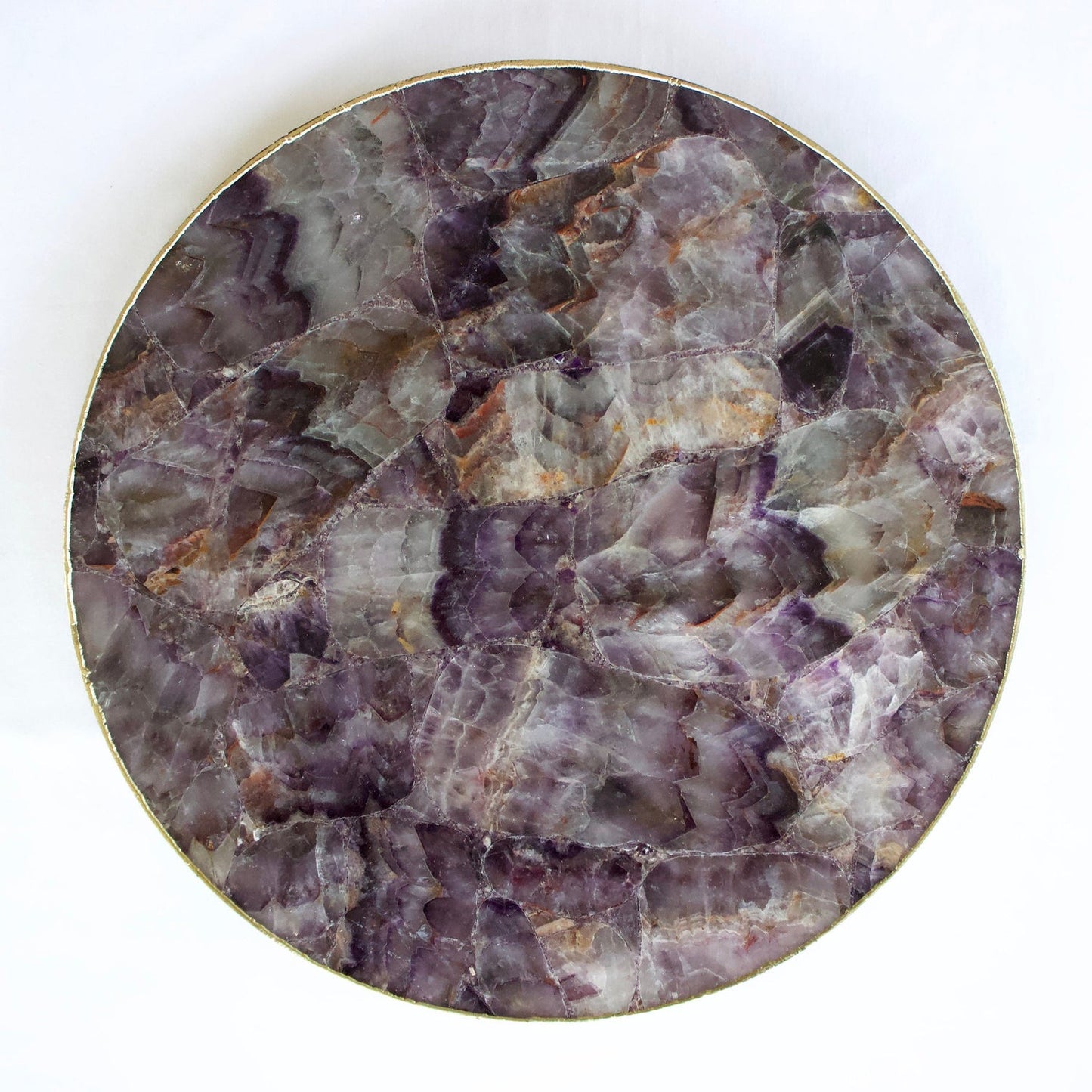 Amethyst Agate LazySusan | Countertop | Turntable | Centrepiece |