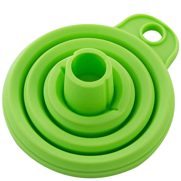 Silicone Folding Funnel - Food Grade Collapsible Design