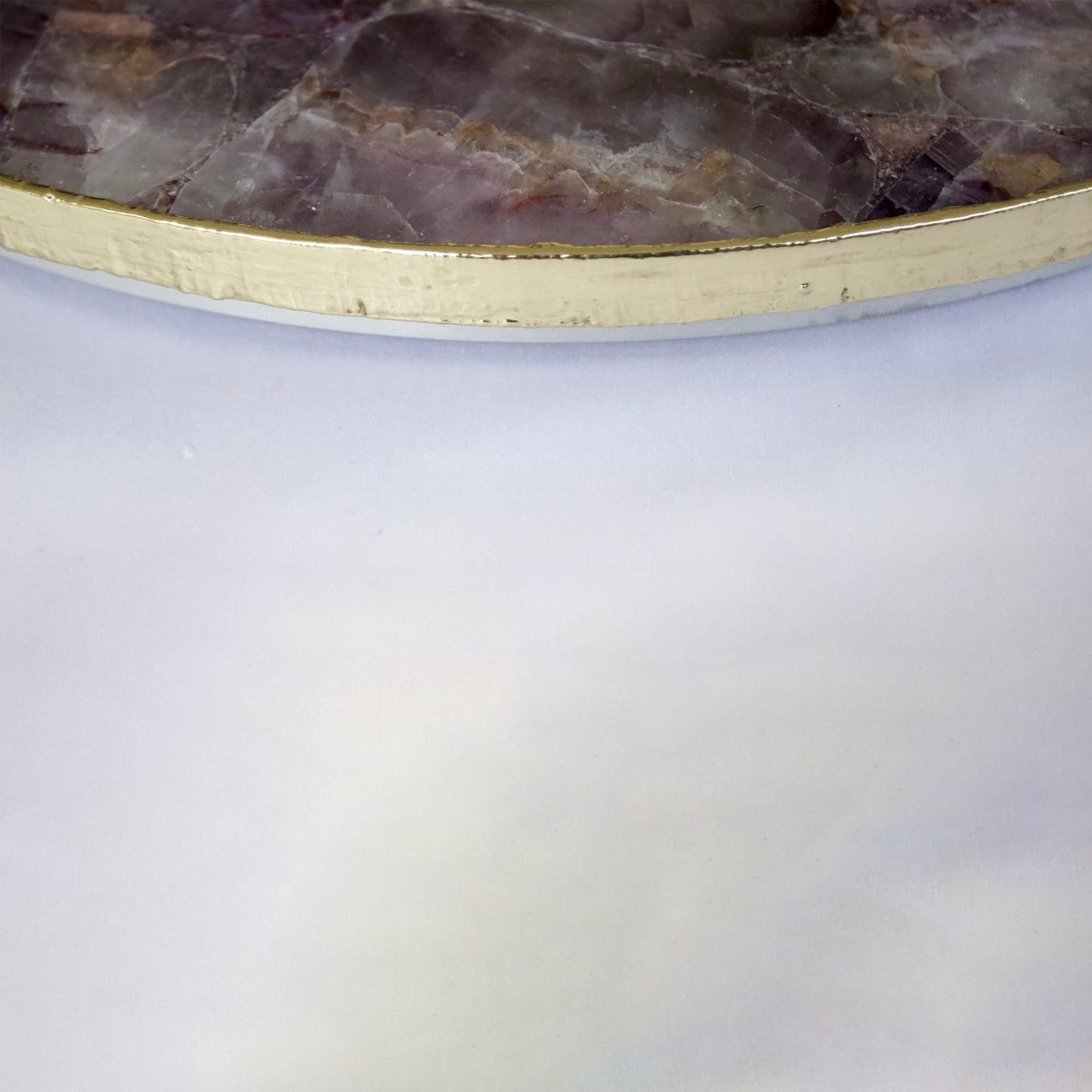 Amethyst Agate LazySusan | Countertop | Turntable | Centrepiece |