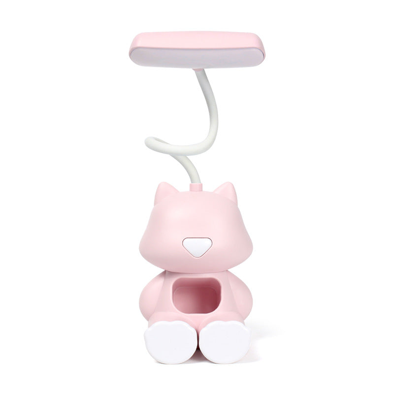 Cute Cat LED USB Charging Desk Lamp