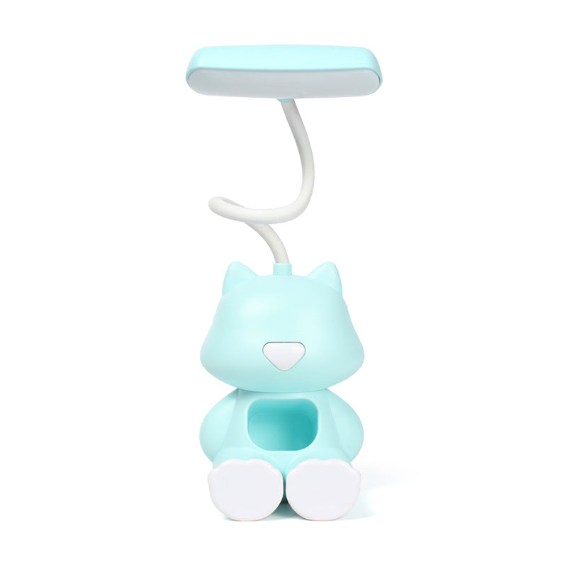Cute Cat LED USB Charging Desk Lamp