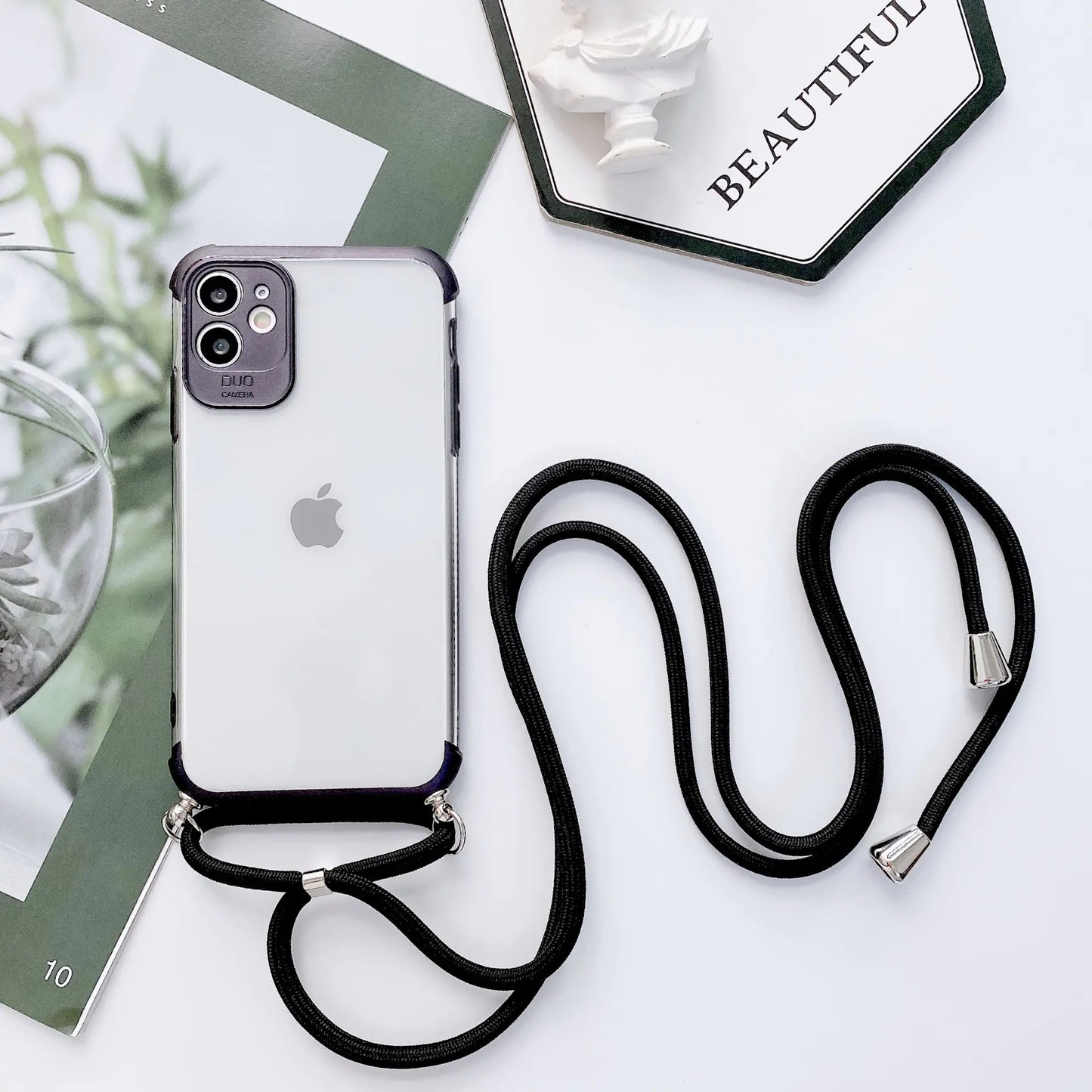 Transparent Slant Phone Case