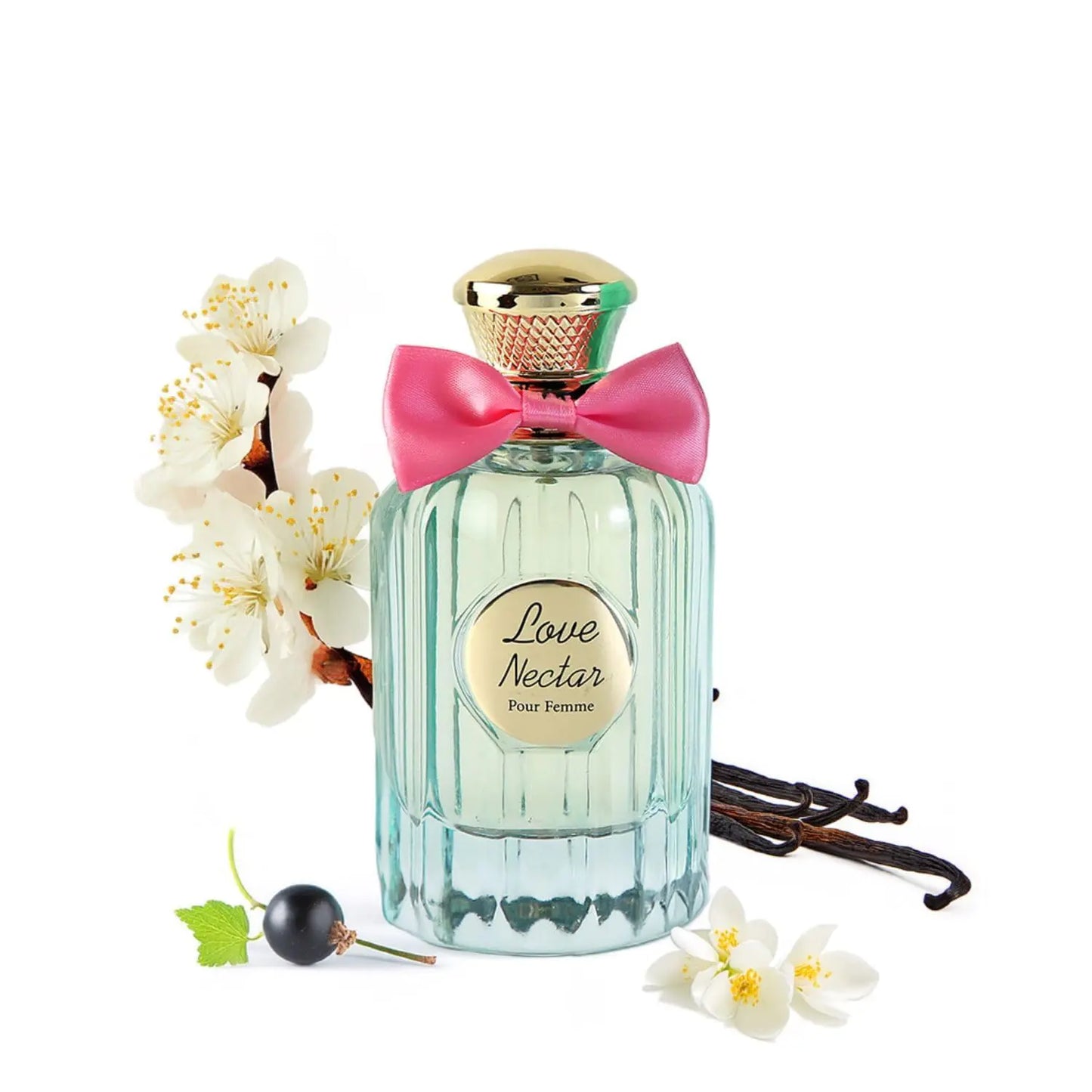 Jean Rish Love Nector Eau De Parfume for Women (3.4 Fl Oz / 100ml) with Black Currant Jasmine & Vanilla Notes - Long Lasting and Luxury Fragrance