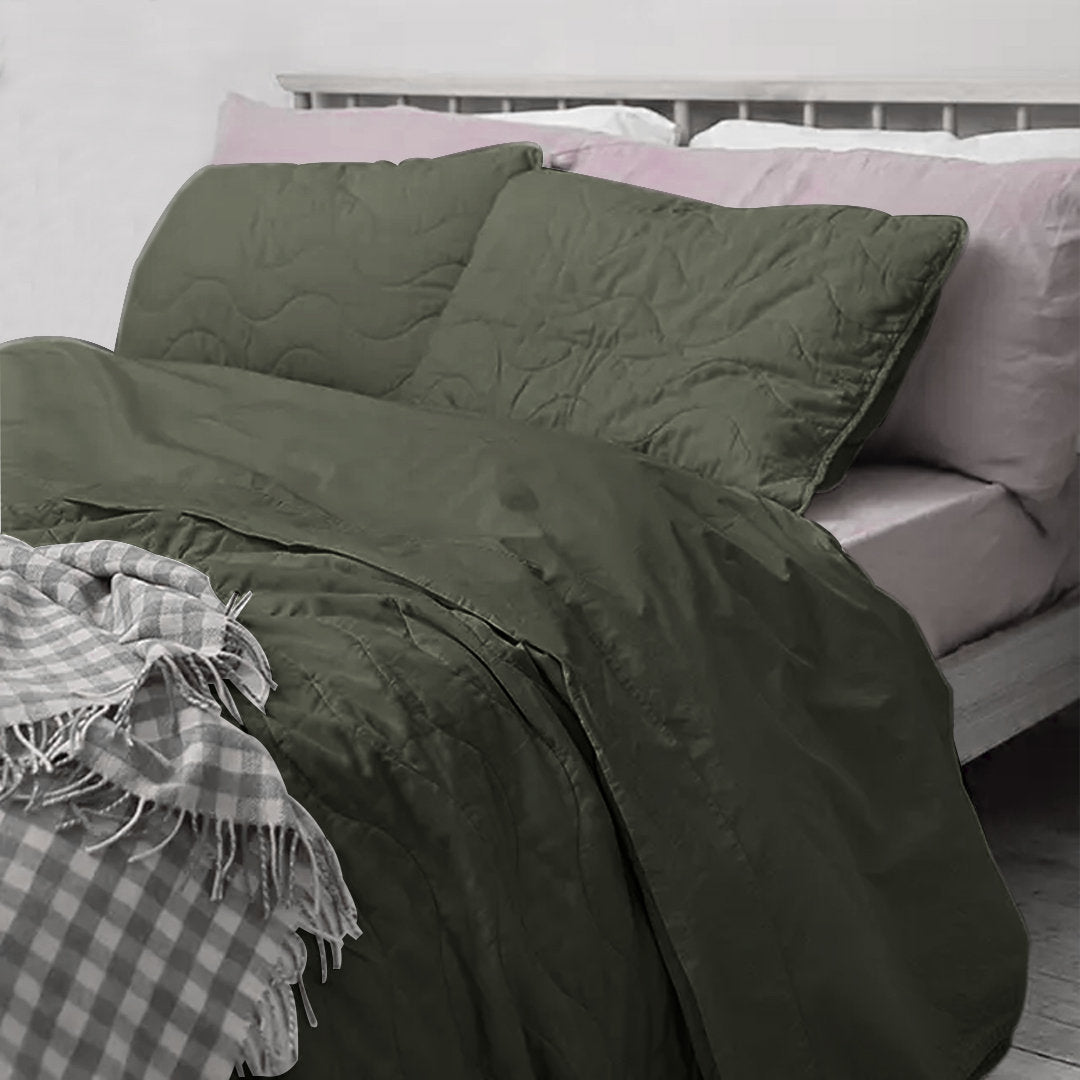 Piglet stitch - Pure Cotton Sateen Quilt Sets